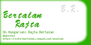 bertalan rajta business card